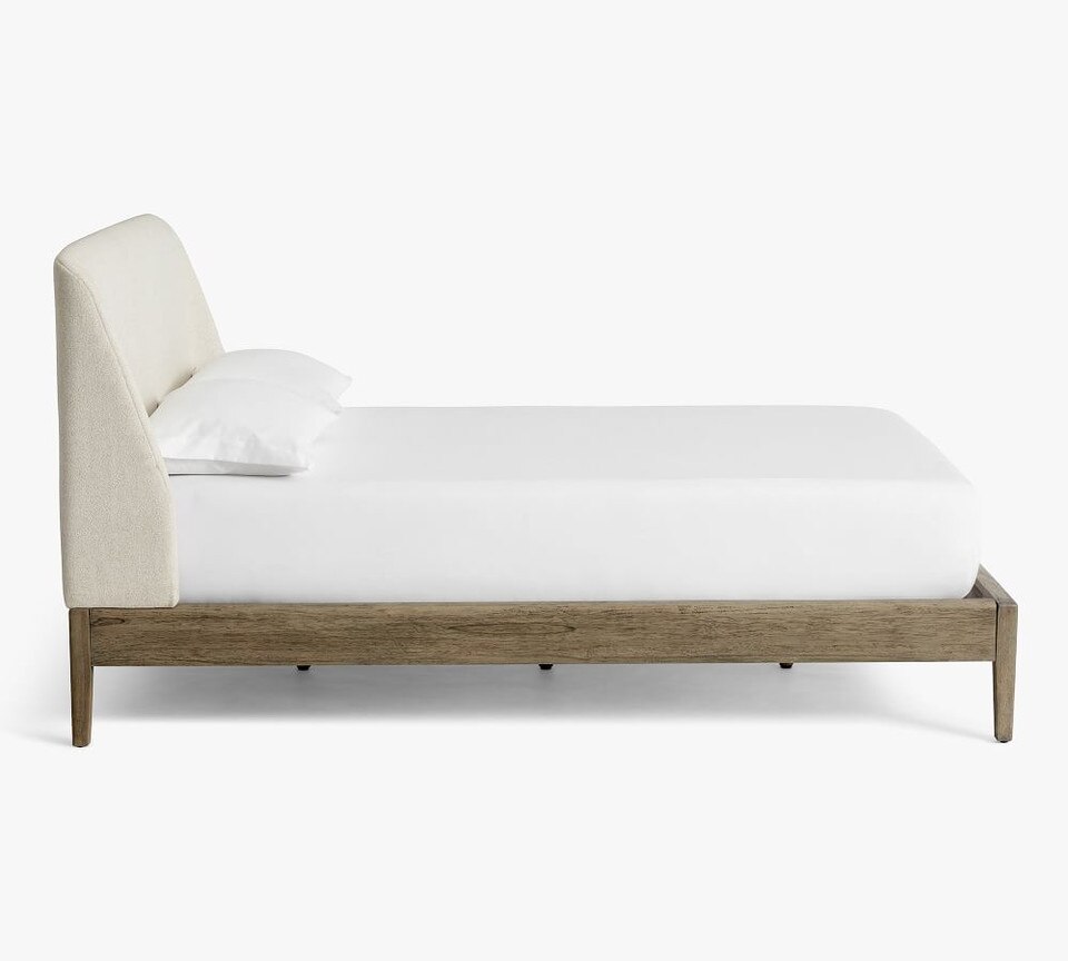 Layton Upholstered Platform Bed Pottery Barn Australia